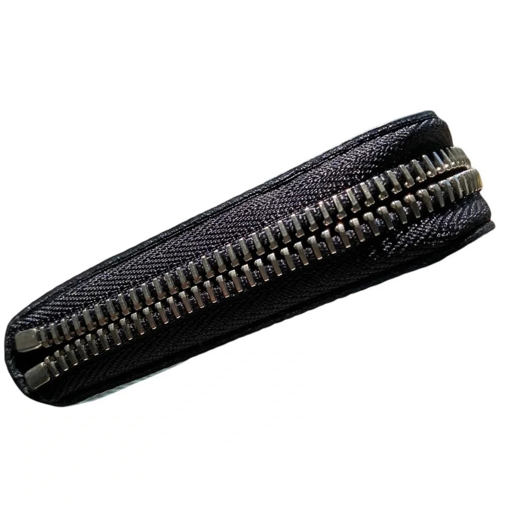 Louis Vuitton Wallet Black Leather